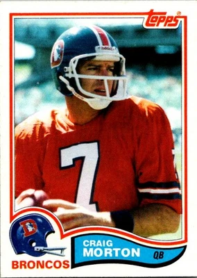 1982 Topps #81 Craig Morton - Image 1 of 2
