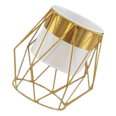  Blumenständer Metall Metallpflanzgefäß Blumeneimer Blumenvase Aus - Bild 1 von 4