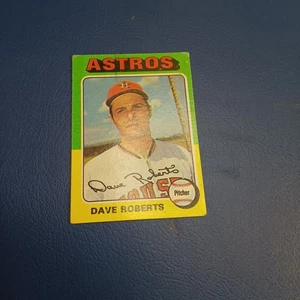 1975 Topps 301 Dave Roberts NM-MT Baseball Card Vintage EUC - Picture 1 of 2