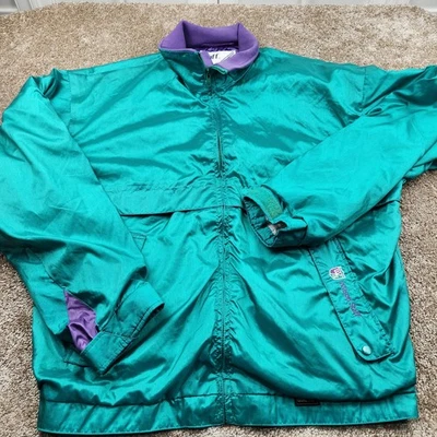 Chaqueta cortavientos Wilson Staff cremallera completa Gor Tex grande ventilada estilo seda Foto 1 de 4