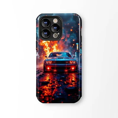 Dodge Challenger Car iPhone Case Bumper Shockproof Phone Case For Apple iPhone - Image 1 of 3
