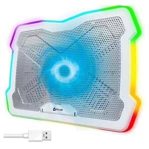 Laptop Kühler Gaming Cooling Pad RGB Ständer bis 17Zoll USB-Lüfter - Bild 1 von 11