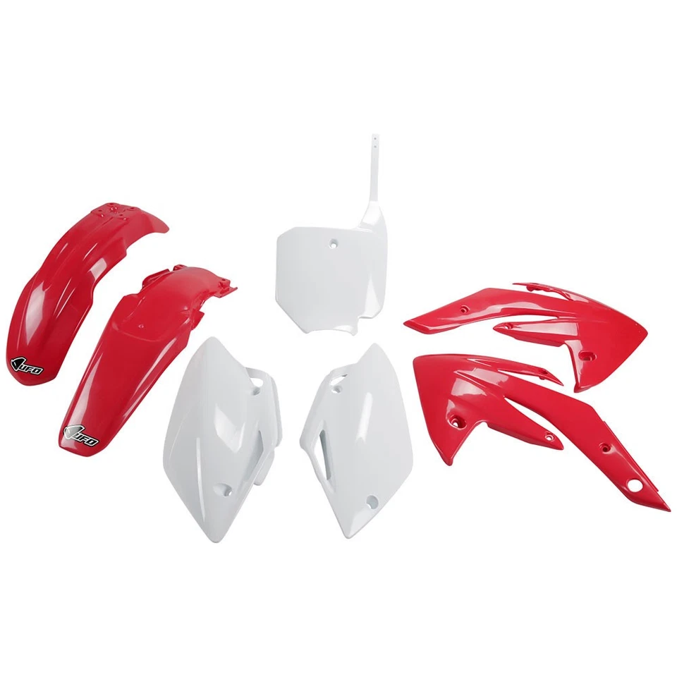 UFO Plastic Kit Set Complete White Red Honda CRF150R 2007-2026 & Expert - Image 1 of 1