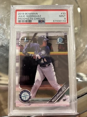 2019 Bowman - Chrome Prospects Julio Rodriguez #BCP-33 (RC) - Image 1 of 2