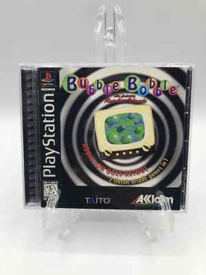 Bubble Bobble Featuring Rainbow Islands (Sony PlayStation 1, 1996) PS1 CIB - Image 1 of 4