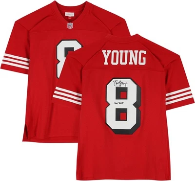 Camiseta Autografiada Steve Young 49ers Fanáticos Auténtico Certificado de Autenticidad Artículo #14370303 Foto 1 de 4