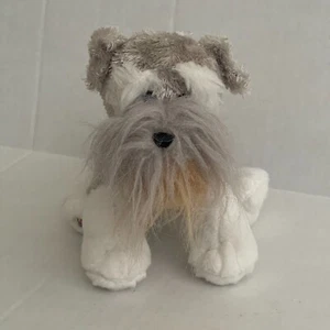 Webkinz Schnauzer Dog Plush Stuffed Animal NO CODE HM159 Schnauzer GANZ - Picture 1 of 12