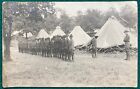 WW1 RPPC Camp Soldiers Tents WWI Real Photo Postcard War Military AEF Doughboy