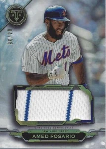 2019 Topps Triple Threads Single Jumbo Relics #SJRARO3 Amed Rosario Jersey /36 - Picture 1 of 2