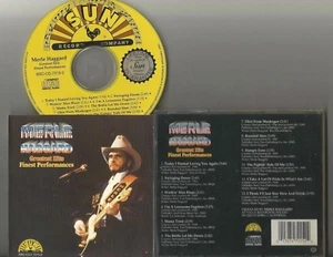 Merle Haggard - Greatest Hits: Finest Performances CD 2002 Sun Records 12 trx  D - Imagen 1 de 1
