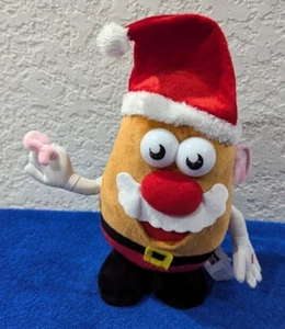 Mr. Peluche animado Papá Noel cabeza de papa 10,5" cantando Hasbro de Gemmy - Imagen 1 de 7