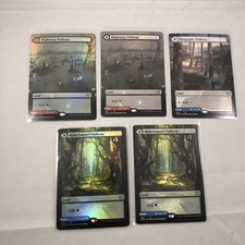 Mtg Kaldheim pathway land LOT 5 cards blightateo barkchannel foil more see pics