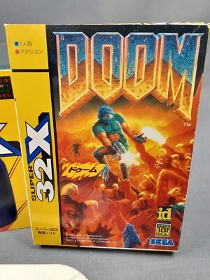 SEGA MEGADRIVE MEGA DRIVE MD 32X DOOM  NTSC-J Japanese Version Boxed - Image 1 of 3