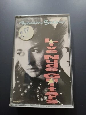 Brian Setzer "Live Nude Guitars" Cassette Tape - Image 1 of 2