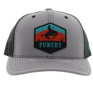 HOOEY PUNCHY GRAU/SCHWARZ Mütze Snapback Truckermütze 5027T-GYBK - Bild 1 von 5