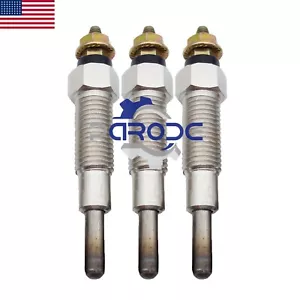 3 pcs Glow Plug Plugs for New Holland L454 L455 Skid Steer Loader 9827560 - Picture 1 of 4