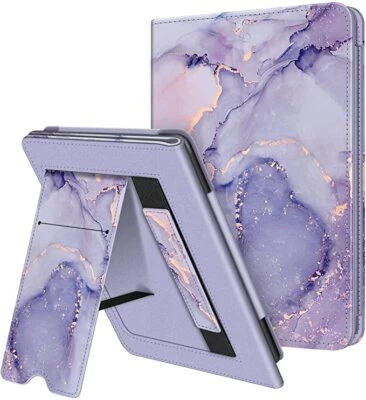 Funda de pie para Kindle Paperwhite de 6" 2012-2018 cubierta de nivel con ranura para tarjeta correa de mano Foto 1 de 4
