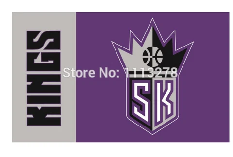 Sacramento Kings Flag Banner 2x3,3x5,4x6ft Polyester Basketball Champions 011 Cover