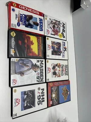 8 GAME SEGA GENESIS LOT COMPLETE IN BOX - Image 1 of 4