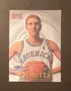 1998-99 FLEER BRILLIANTS #109 DIRK NOWITZKI ROOKIE DALLAS MAVERICKS RC CARD - Picture 1 of 1