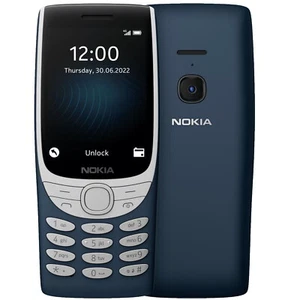 Nokia 8210 4G Unlocked Dual SIM Mobile Phone, Bluetooth 5.0, Blue-Classic Modern - Afbeelding 1 van 4