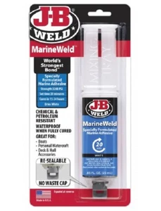 J-B Weld 50172 - Jeringa de soldadura marina 2 partes pegamento marino epoxi - 48 postes rastreados - Imagen 1 de 3