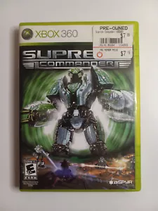 Supreme Commander (Microsoft Xbox 360, 2008) with Manual - NO MAP - Picture 1 of 3