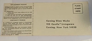 Tarjeta de repuesto Corelle Livingware Promise 1972 - Imagen 1 de 2