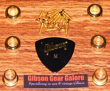 Gibson Kluson Firebird Tuner Ferrule Set Gold Banjo Guitar Parts Tuning Machine
