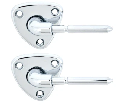 OER Sun Visor Support Bracket Set For 1970-1978 Pontiac Chevy Buick Models - Image 1 of 4