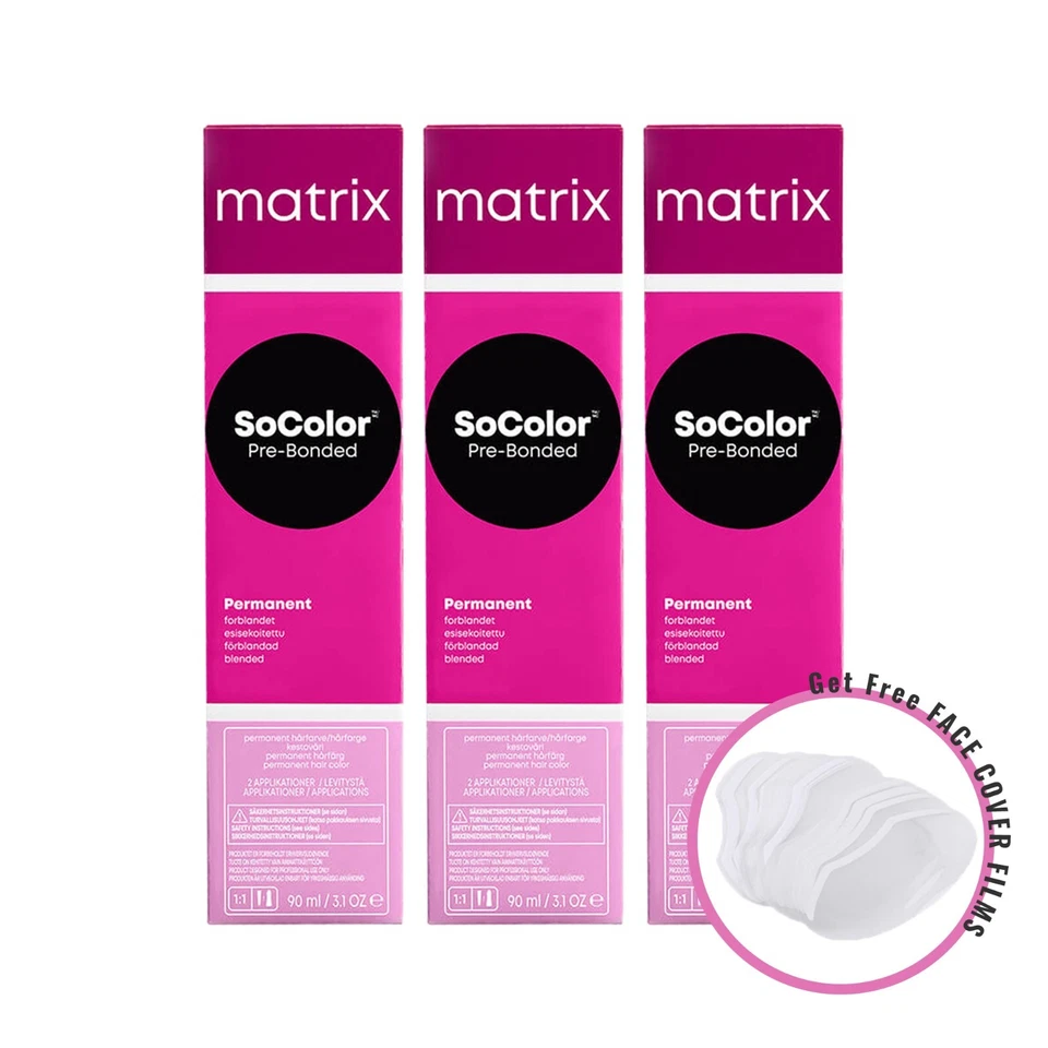 [3 УПАКОВКИ]MATRIX Socolor предварительно склеенный перманентный цвет волос 3 унц (ВЫБЕРИТЕ СВОЙ ЦВЕТ) - Изображение 1 из 1