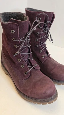 Ltd издание Timberland женщин Jayne флисовая подкладка ботинки бордовый нубук размер 11 - Изображение 1 из 4