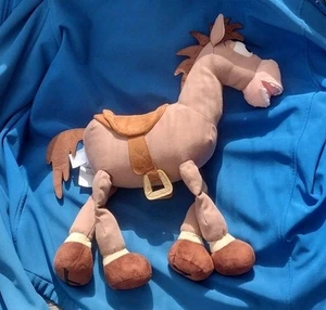 DISNEY PIXAR TOY STORY BULLSEYE THE HORSE SOFT TOY PLUSH HOOVES SPELL ANDY - Picture 1 of 5
