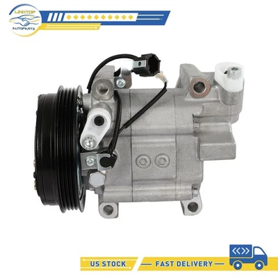 AC Compressor Fits 2001 2002 Subaru Forester 2.5L 98-99 Subaru Legacy 2.2L 2.5L Foto 1 de 4