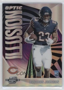 Panini Contenders Optic Optic Illusion Roschon Johnson 2023 #OI-23 Rookie RC - Imagen 1 de 3