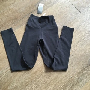Adidas AEROREADY Womens Leggings Dark Grey High Rise 7/8 Gym Training size 2xs  - Picture 1 of 9
