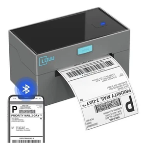 Thermal Shipping Label Printer Bluetooth, 4x6 Label Printer for Shipping Package - Picture 1 of 7