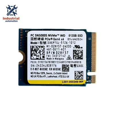 WD SN5000S 512GB M.2 2230 SSD NVMe PCIe4x4 For Steam Deck ASUS ROG Flow X Laptop - Image 1 of 4