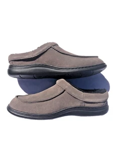 L.B. Zapatillas informales grises Evans Edmonton Scuff para hombre 7530 lb talla 10 EEE - Imagen 1 de 5