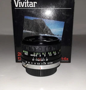 Vivitar 28mm/f2.8 Interchangeable Macro 1:6x Lens for Olympus (BRAND NEW!) - Picture 1 of 4