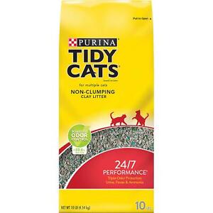Purina Tidy Cats Non Clumping Cat Litter, 24/7 Performance Multi Cat Litter -...