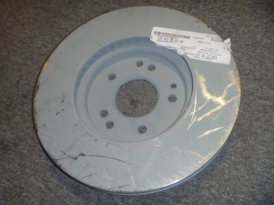 Mercedes Benz 500SL SL320 1991-1997 rotor de freno de disco 129-421-20-12-64 OEM nuevo Foto 1 de 1