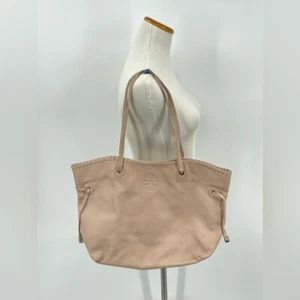 Tory Burch Leather Marion Slouchy East/West Tote Bag - Picture 1 of 9