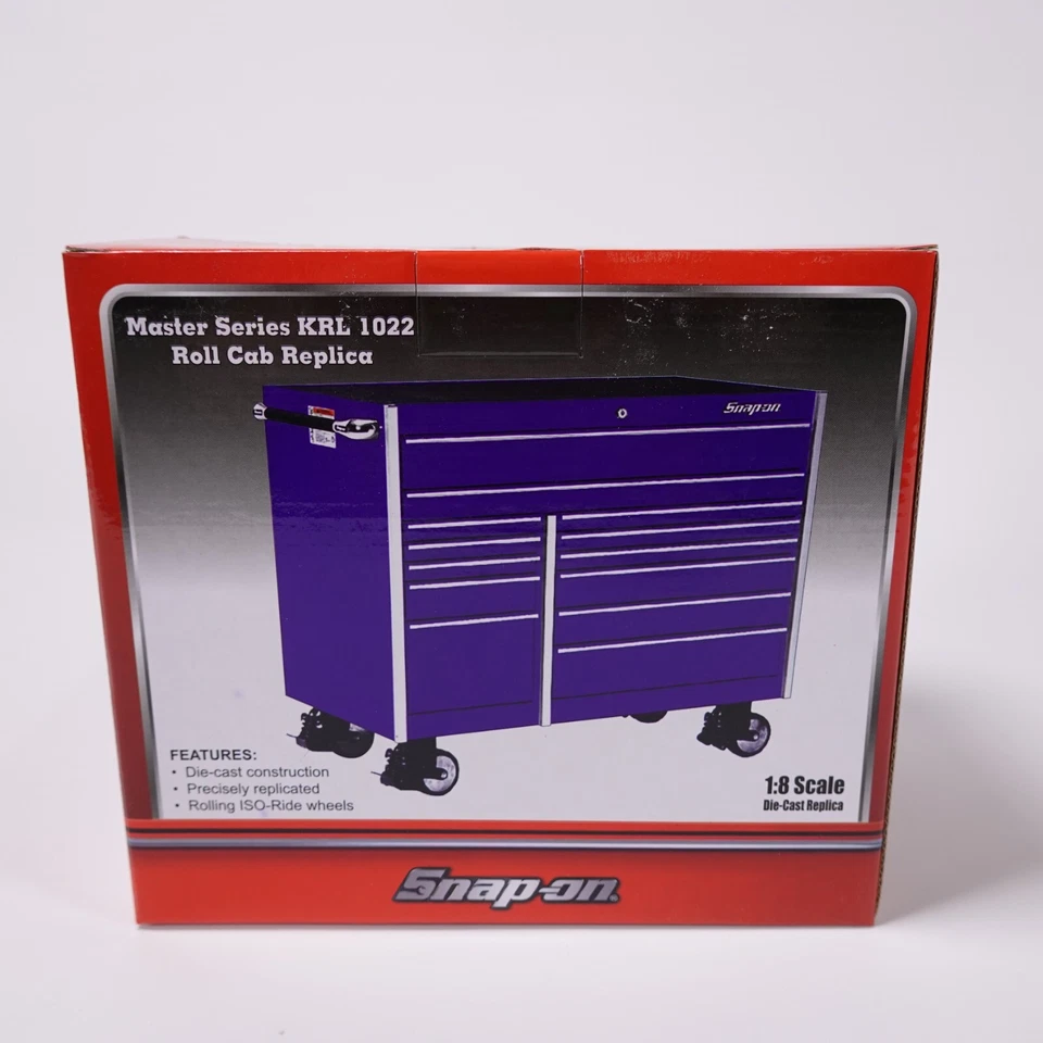 SNAP ON Business Card Holder MASTER SERIES ROLL CABINET REPLICA KRL1022 BLUE NEW - Image 1 of 4