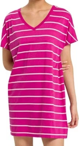 Hanro Laura Bigshirt (Oversized Lounge/Activewear) beere gestreift Small neu mit Etikett - Bild 1 von 3