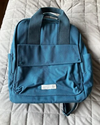 Next Teal Cotton Backpack  - Image 1 of 4