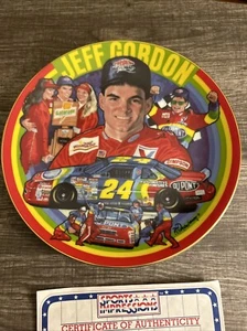 JEFF GORDON GOLD EDITION 10 1/2 ZOLL SAMMLERTELLER 1994 SPORT IMPRESSIONEN - Bild 1 von 5
