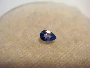 Tanzanite Pear Cut Gemstone 3.5 mm x 2.5 mm 0.15 carats Natural Gem - Foto 1 di 4