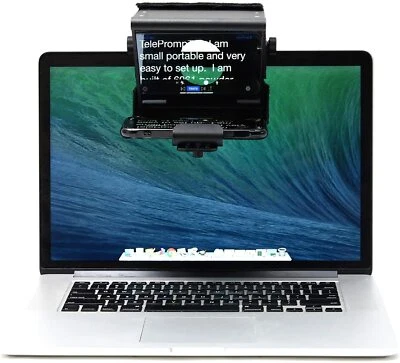 Laptop Computer Zoom Smartphone Video Camera Teleprompter Glide Gear TMP 75  - Image 1 of 4