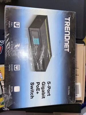 “BRAND NEW” TRENDnet - 5-Port Gigabit PoE+ Switch TPE-TG50g (B4) - Image 1 of 3